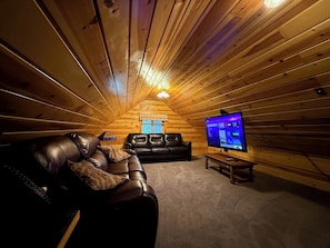 TV connectée, cheminée