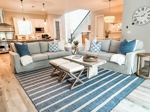 Interior - Luxury beach escape, 2 blocks to the ocean & 1 block to the river! Sauna, heated pool, hot tub, paddle boards, kayaks, golf cart & more—only 10 mins to downtown St. Augustine. Very clean, well stocked & perfect for couples, families & small groups. (St. Augustine)
