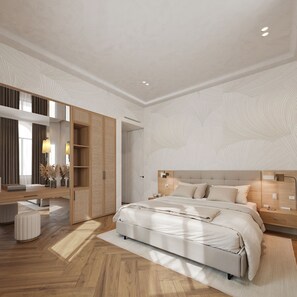 In-room safe, soundproofing, iron/ironing board, free WiFi