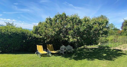 Garden level near Yvoire and lake