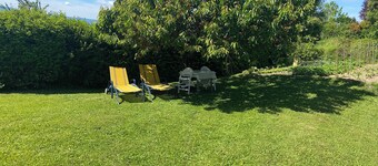 Garden level near Yvoire and lake