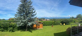 Garden level near Yvoire and lake