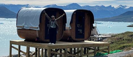 Yellow Cabin | Terraza o patio