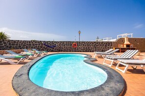 Una piscina riscaldata