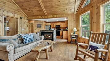 TV, fireplace, video games, offices