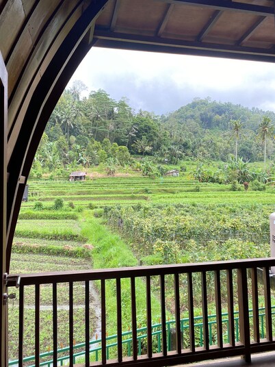 Villa Anteng with Rice Fields View at Sidemen