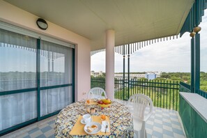 Apartment, 2 Bedrooms, Terrace, Garden View | Outdoor dining