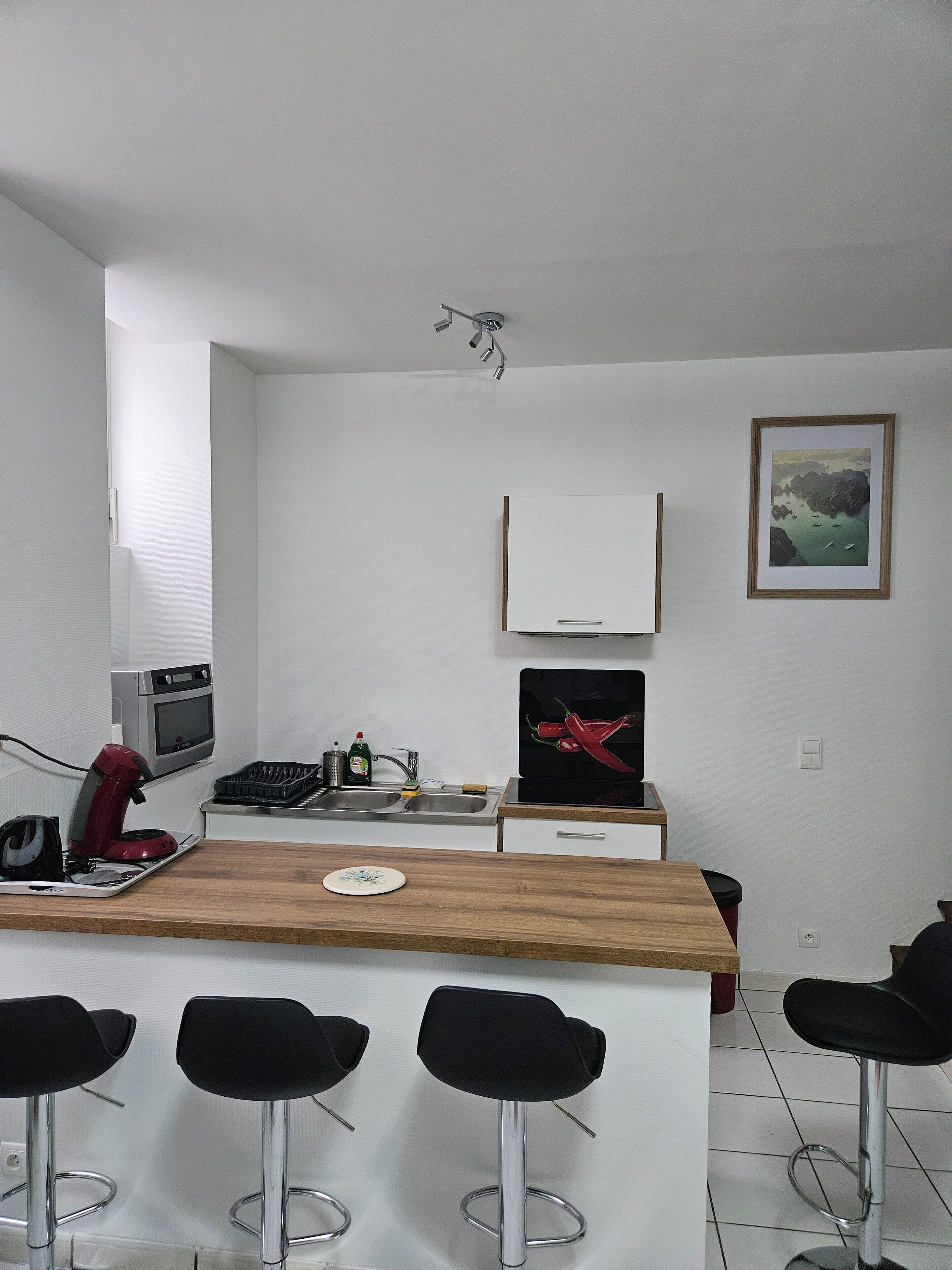 Micro-ondes, four, plaque de cuisson