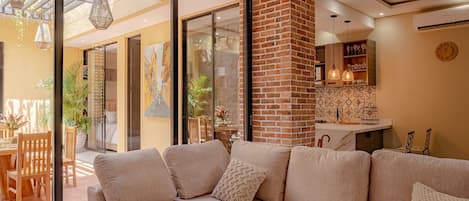 Apartment, 3 Bedrooms | Living area