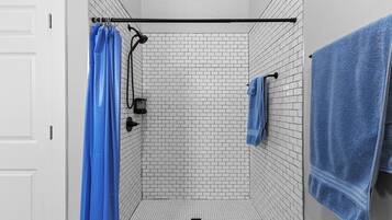 Secadora de cabello, toallas, jabón, shampoo