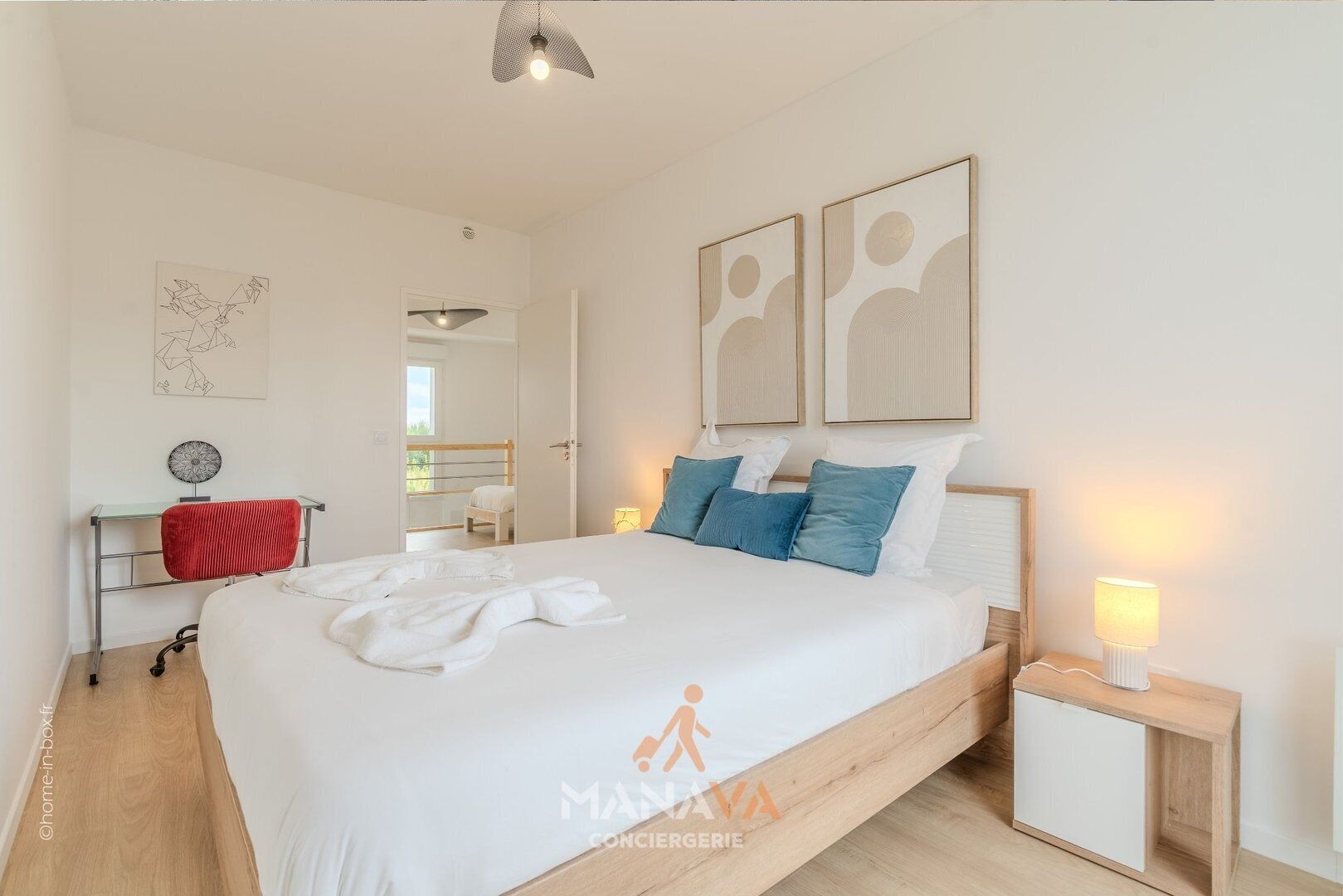 2 chambres, accès Internet