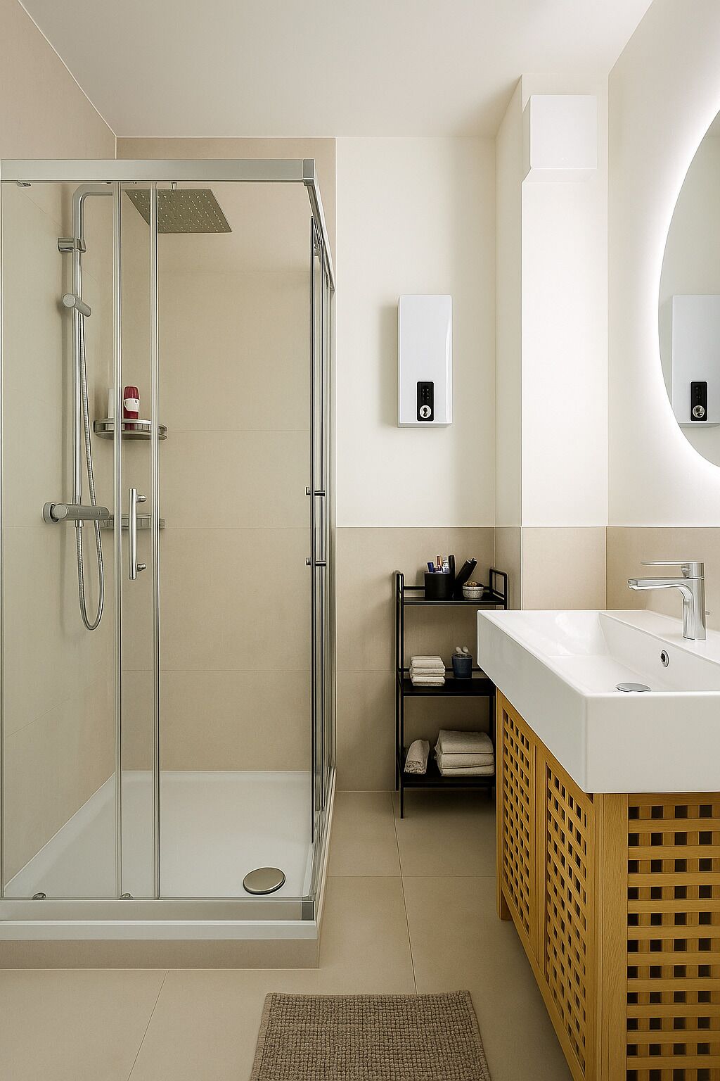 Toallas y papel de baño 