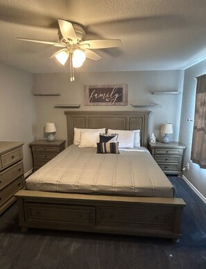 4 bedrooms, iron/ironing board, travel crib, free WiFi