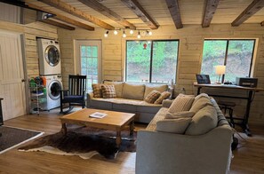 Interior - Remodeled Cabin Chic 2BR, Solar in Taos Canyon — unplug, unwind, and enjoy. (Taos)