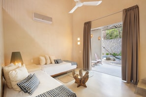 3 chambres, fer et planche à repasser, Wi-Fi, draps fournis