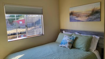 Iron/ironing board, travel crib, WiFi, bed sheets