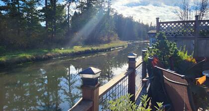 Home on creek near Birch Bay State Park