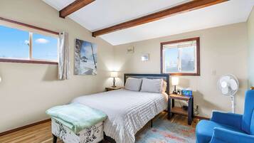 1 bedroom, iron/ironing board, travel crib, WiFi