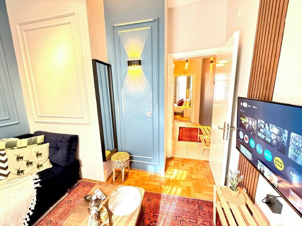 1 chambre, fer et planche à repasser, Wi-Fi, literie fournie