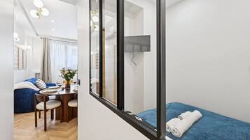 1 chambre, fer et planche Ă  repasser, lit parapluie, Wi-Fi gratuit