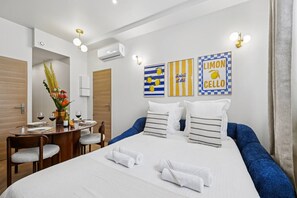 1 soverom, strykejern/-brett, reiseseng for barn og wi-fi (inkludert)