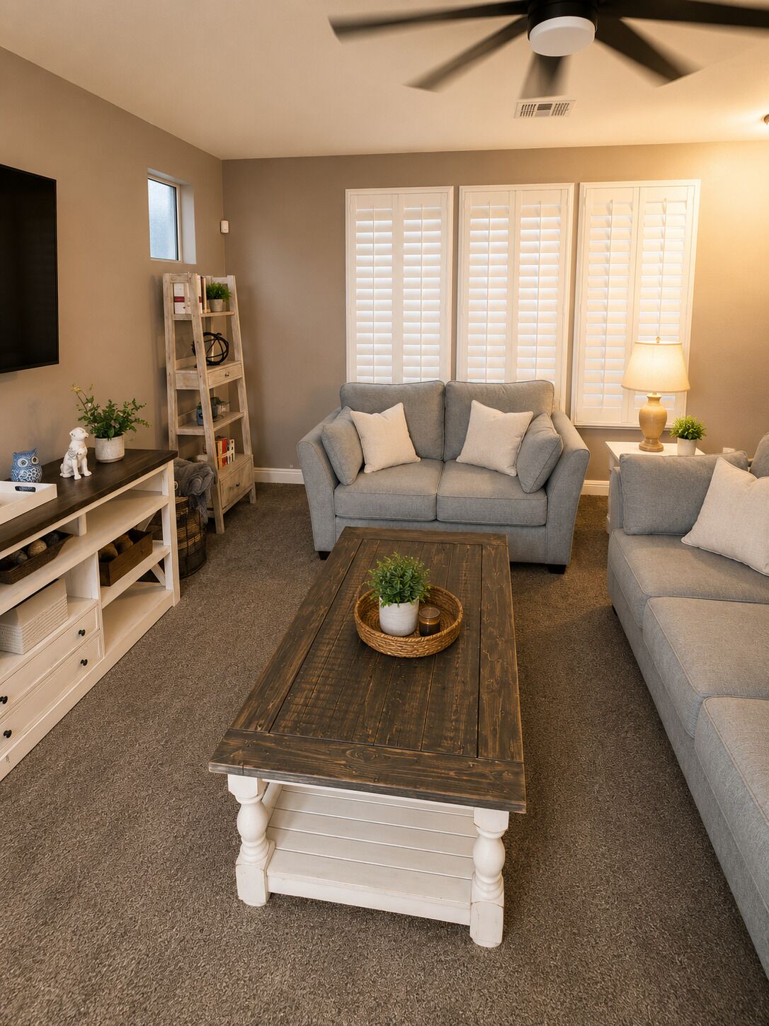 Smart TV, video games, foosball, books