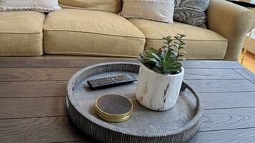 Smart-tv en tafelvoetbal