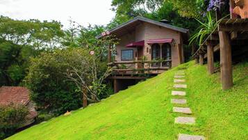 Chalet Supérieur, climatisation, vue jardin