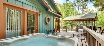Dock & Hot Tub at Fair Play Hideaway!