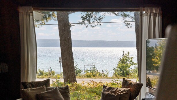 Interior - Retreat on Crystal Lake: Private Dock, Golf, Views (Frankfort)