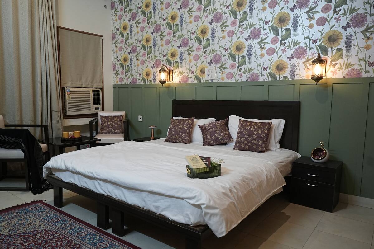 Economy Double Room, Balcony, Garden View | In-room safe, desk, laptop workspace, blackout drapes