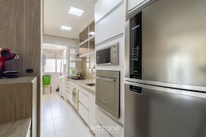 Basic Apartment | Private kitchen - Apt With Private Barbecue and Pool Pea1301 (Florianópolis)