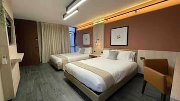 1 slaapkamer, een bureau, gratis wifi, beddengoed