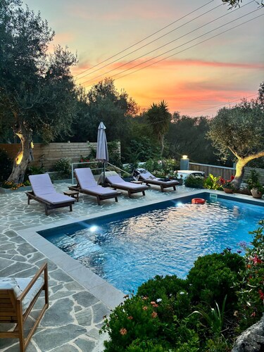 Suite Home Villa 
Your Paxos Paradise – Pool, Garden, Beaches Just Steps Away