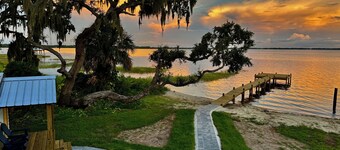 Stilt House on the Shore at Lake Reedy