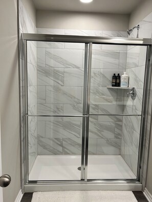 Towels, soap, toilet paper