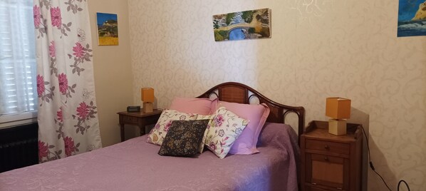 3 habitaciones y ropa de cama 