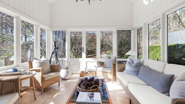Fireplace, ping pong
