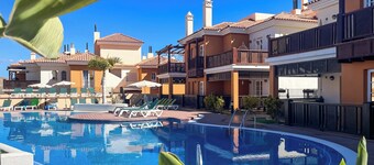 Home away from home in a Norwegian style apartment complex with heated pool