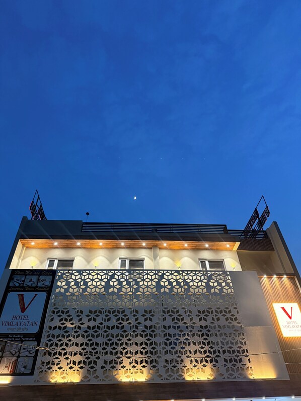 Voorkant van accommodatie