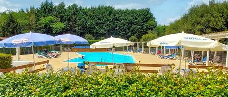 Et oppvarmet basseng