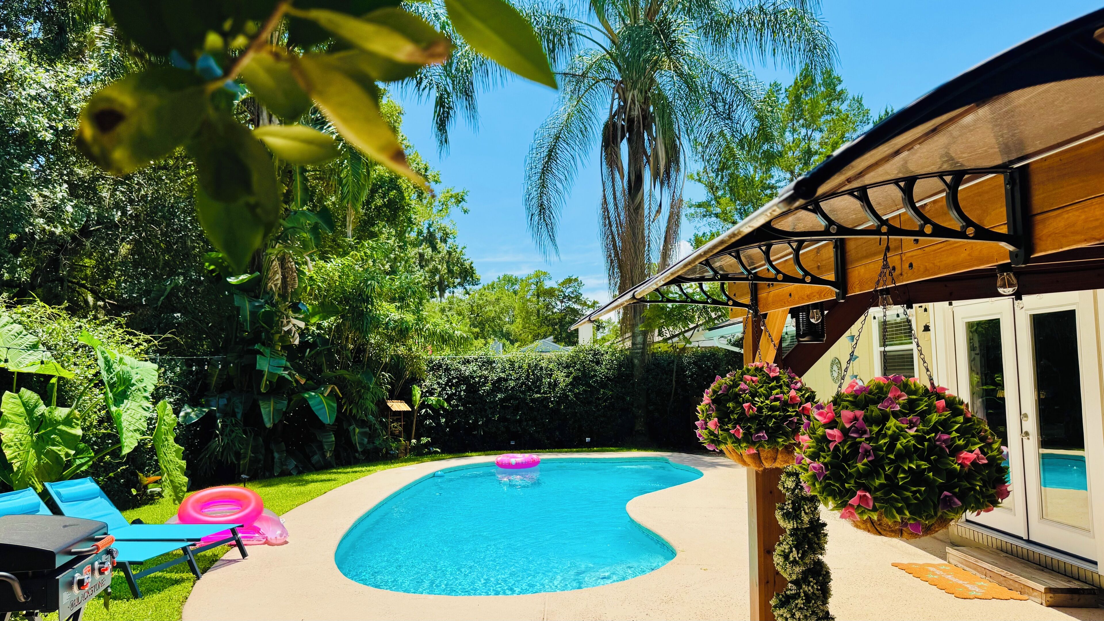 Alberca al aire libre 