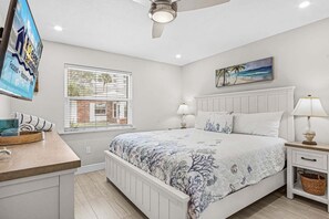 2 slaapkamers, een strijkplank/strijkijzer, gratis wifi, beddengoed