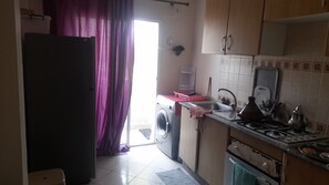 Microwave, stovetop, dishwasher