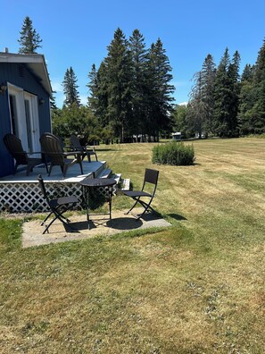 Terrace/patio - Charming 3-bedroom house Moose River/Jackman, ME (Moose River)