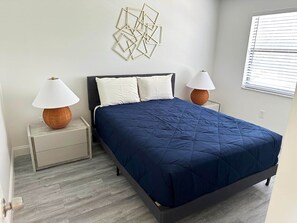 2 bedrooms, WiFi, bed sheets, wheelchair access