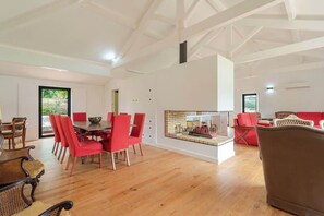 Dining - Secluded River-View Estate, Pool & BBQ by HostWise (Ázere)