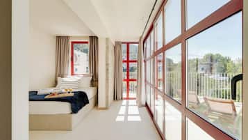 1 makuuhuone, silitysrauta/-lauta, ilmainen Wi-Fi, vuodevaatteet