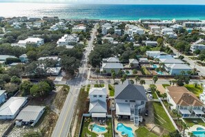 Interior - Sleeps 36 2 Homes, Walk to Beach, Priv Pool + Hot Tub Tidal Wave & Seacrest (Destin)