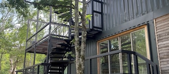3 Story Container Home on 10 acres in Eureka Springs